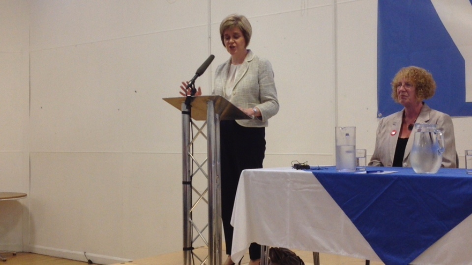 11th Aug 7:30pm Irvine Q&A Nicola Sturgeon. title=