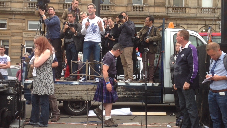 YES INFO RALLY, George Square 2PM title=