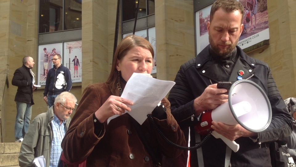 Stop the War Demonstration, Glasgow title=