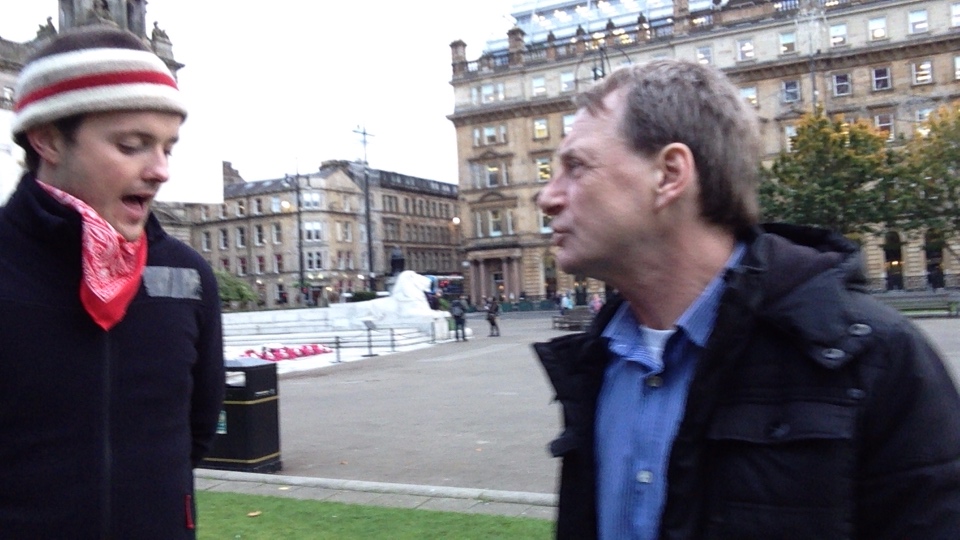 Day 2/7 - Glasgow's Needy - occupy George Square title=
