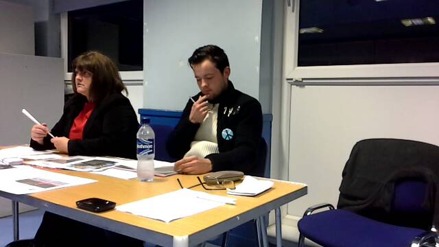 Penilee anti-ATOS meeting title=