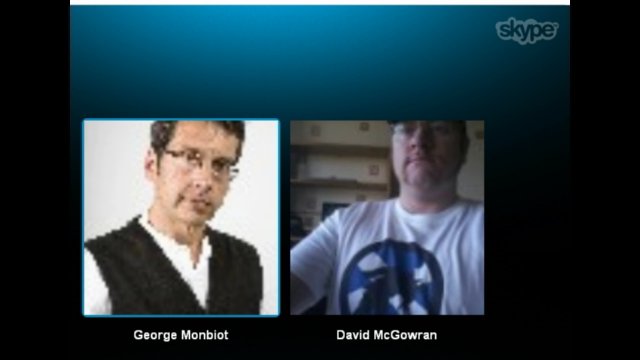 George Monbiot interview via Skype title=
