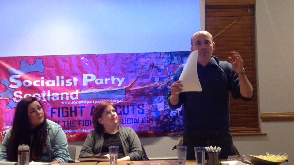 FIGHT against CUTS, CRISIS and CAPITALISM, SPS Public Meeting title=