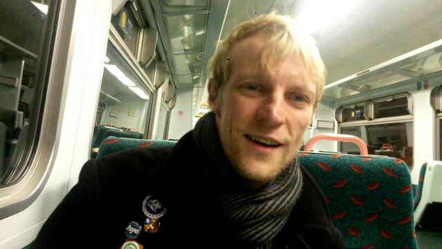 Jim Murphy's 8 badge Labour man title=