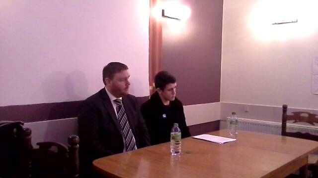 Sam Shackleton &  Midlothian Councillor Owen Thompson SNP. title=