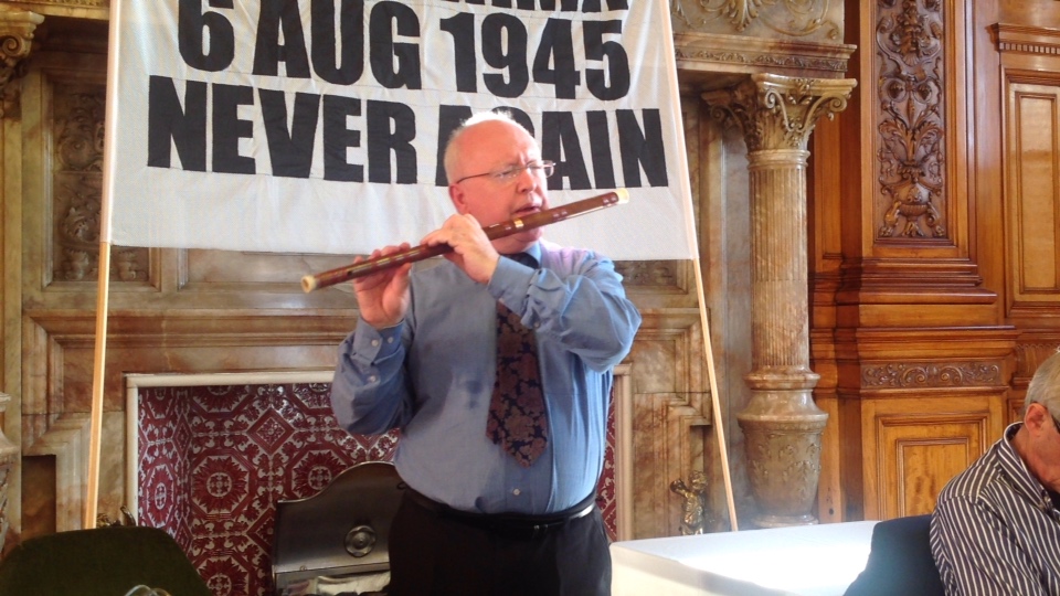 Glasgow CND Hiroshima Day title=