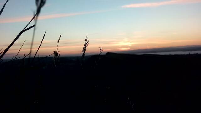 Sunset Slide from Arthur Seat title=