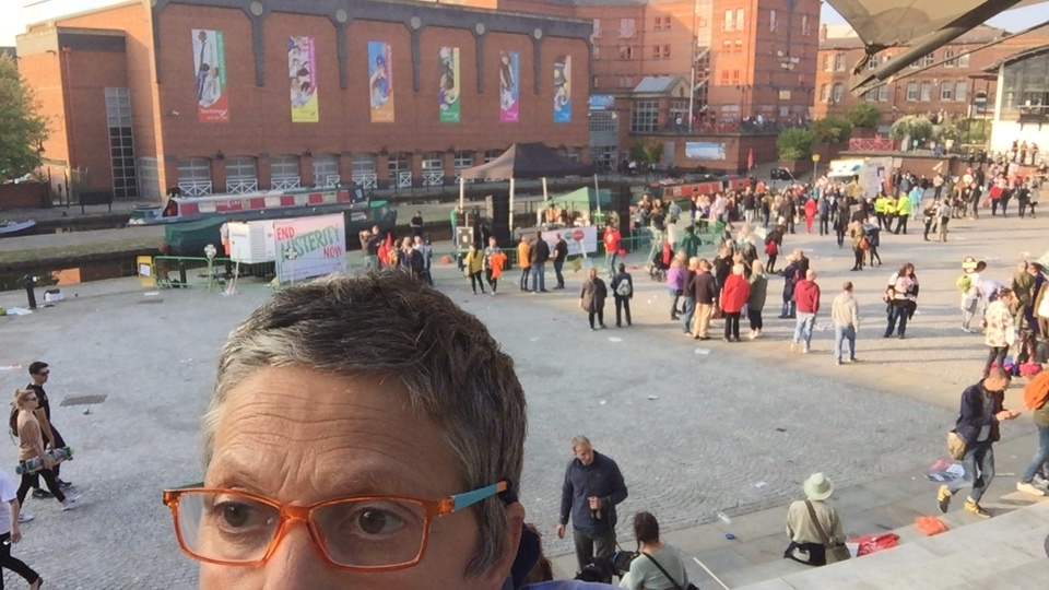 Protest the Tory party conference title=