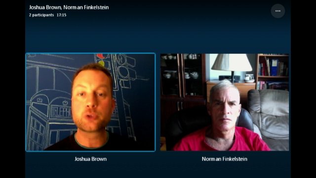 Norman Finkelstein: Palestine title=