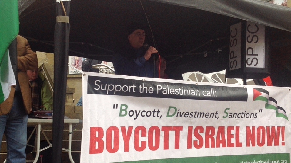 Solidarity with the Palestinian popular resistance! Boycott Israel now! title=