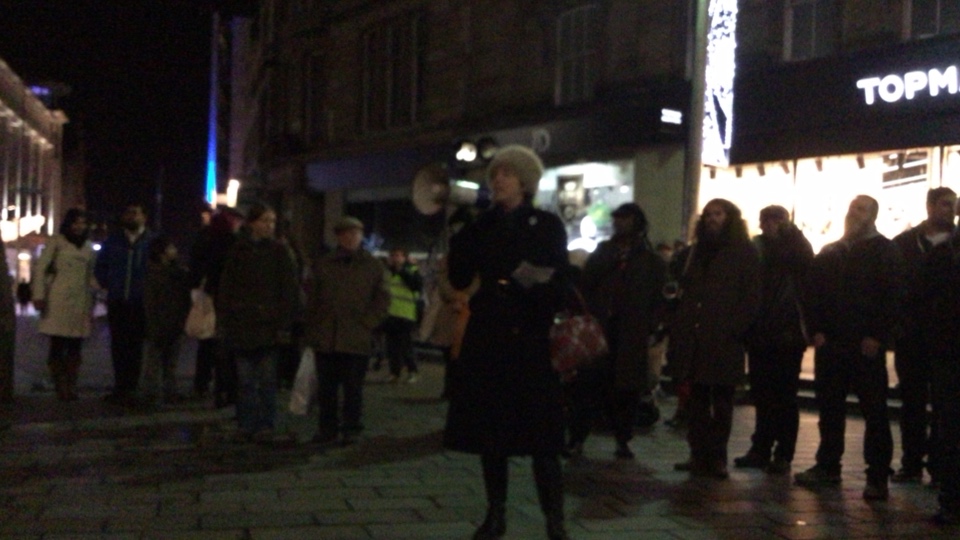 DON'T BOMB SYRIA PROTEST title=