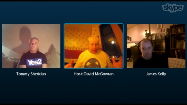 Tommy Sheridan & James Kelly (SCOT goes pop) debate title=