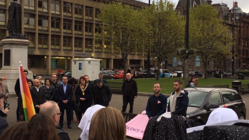 NO to LGBT + Oppression in Chechnya title=