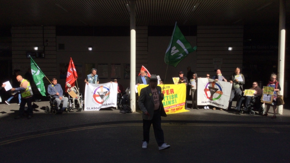 DPAC Glasgow & RMT Union Rally title=