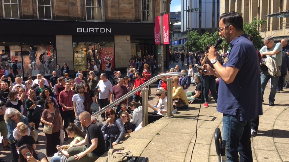 Justice for Grenfell - Glasgow stands with you. title=