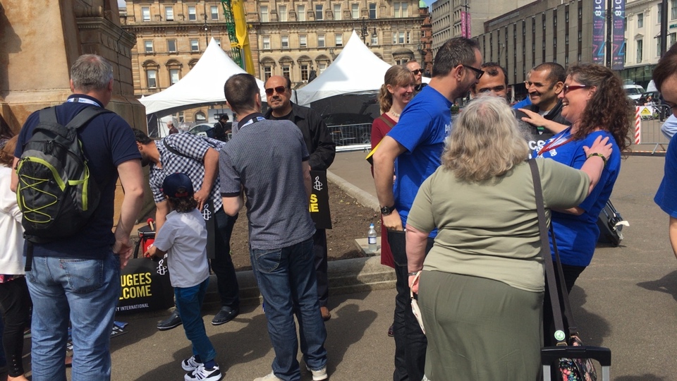 Solidarity on World Refugee Day 2017, Glasgow title=