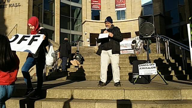 Hands Off Jerusalem Emergency Protest title=