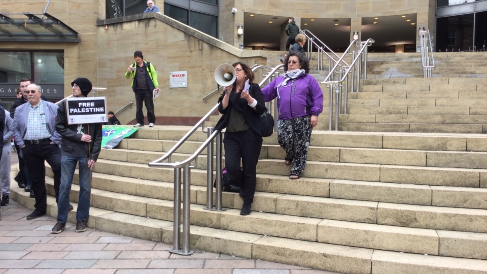 Gaza - Stop the Massacre - Emergency Protest in Glasgow title=