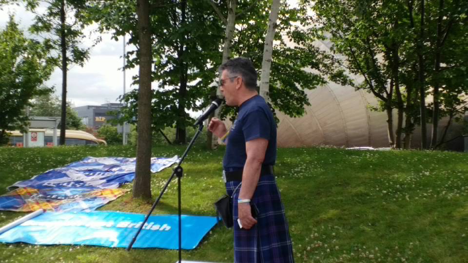 BBC Bias Peaceful Protest title=