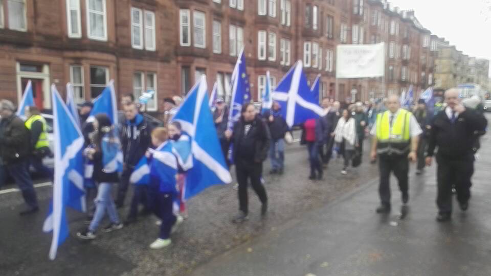 Exit Brexit March - Glasgow title=