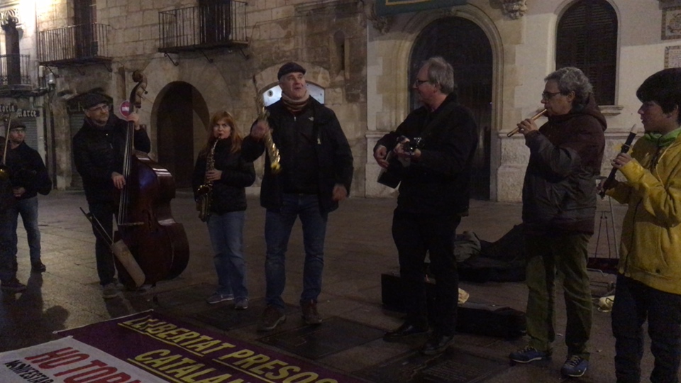 Vilafranca (Catalonia) daily protest title=