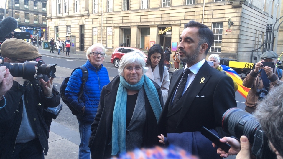 Clara Ponsatí - extradition hearing in Edinburgh, January 2020 title=