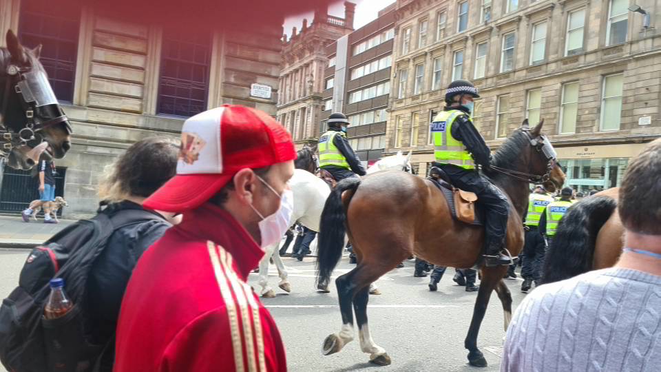 UN World Refugee Day, Glasgow #refugeeswelcome title=