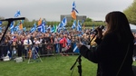 March for Indy - Glasgow, CAM1 front of march title=
